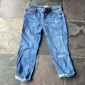 Ann Taylor loft, boyfriend, jeans, size 0